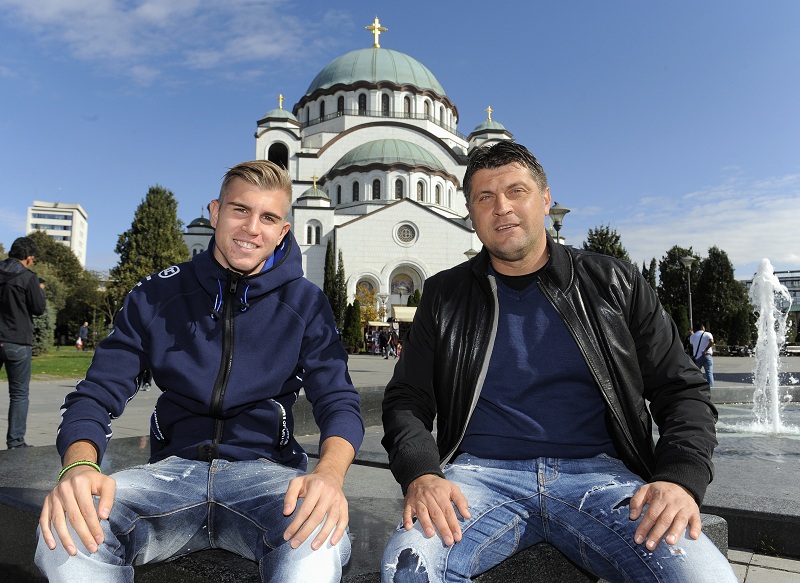 МИЛОЈЕ ЛОВАЦ НА ЗМАЈЕВЕ: Син тренера Звезде пресрећан после прва два гола у дресу Војводине